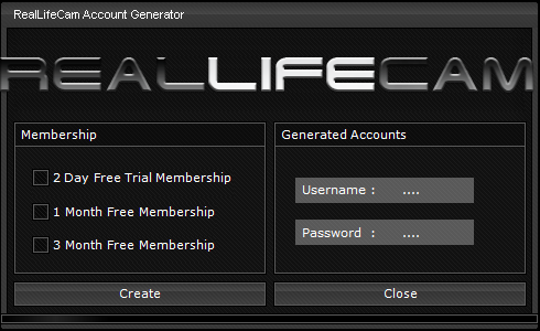 Real Life Cam Premium Account Password